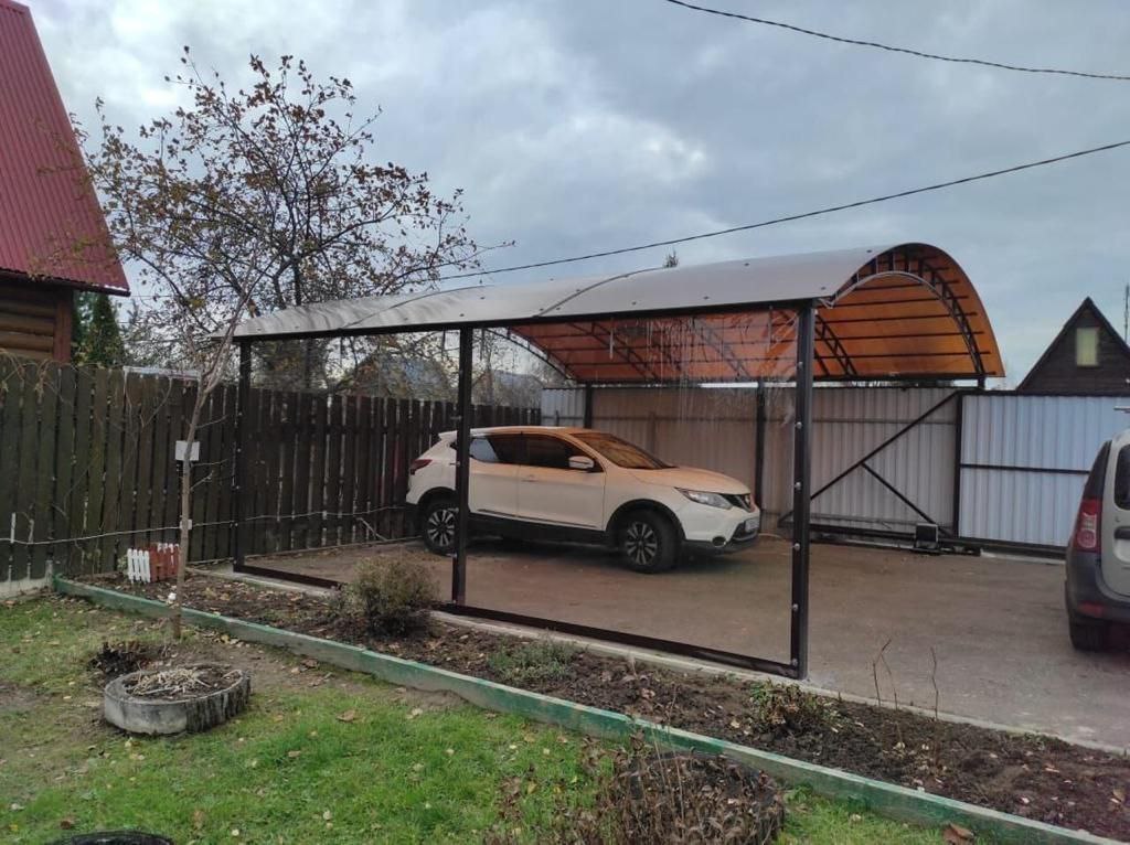 Прозрачные шторы ПВХ для навеса под автомобиль в Давыдовке